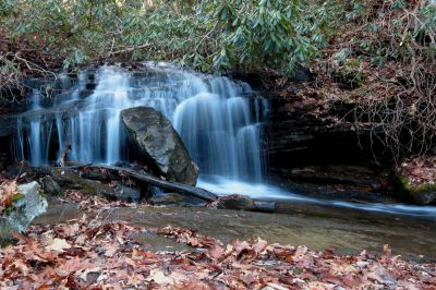 Small falls located where Star Branch enters into Little Stony Creek (where trail crosses) Taken 12-11-2014
