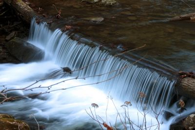 Small shelf falls along Little Stony Creek (Taken 12-11-2014)
