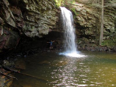 Upper Falls on Little Stony Creek Taken 9-25-2014
