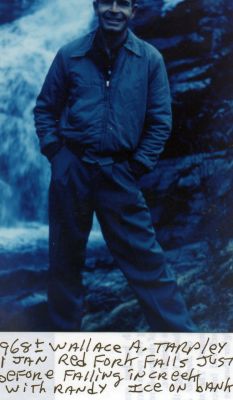 Red Fork Falls Vintage 1966
My dad at base of main falls
