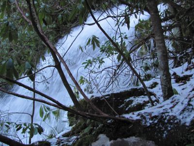 Red Fork Falls
taken from the side view on the way down  (taken 1-28-2010)
