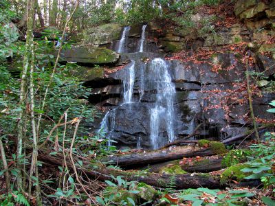 Sulphur Spring Branch Falls  (upper)
Upper falls.
