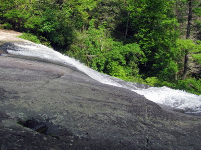 Top of the upper Upper Creek Falls Taken 8-9-2012
