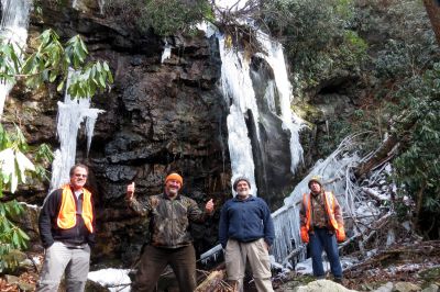 Upper upper upper upper upper Dick Creek Falls Taken 11-22-2014 (group shot) 
