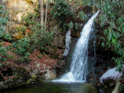 Upper upper upper Dick Creek Falls - Taken 11-22-2014
