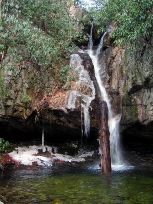 Upper upper Dick Creek Falls - Taken 11-22-2014
