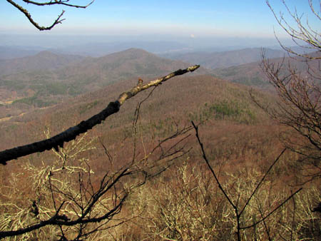 View from TN side of Little Bald