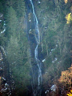Buckeye Falls as seen from Chigger Ridge - Taken 3-12-2011
