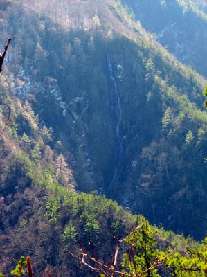 Buckeye Falls as seen from Chigger Ridge - Taken 3-12-2011
