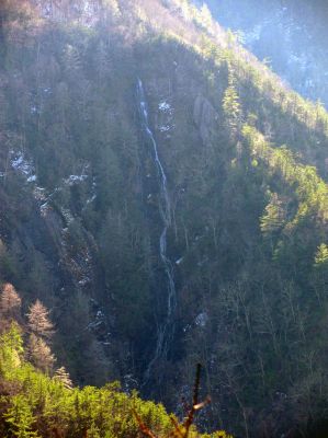 Buckeye Falls as seen from Chigger Ridge - Taken 3-12-2011
