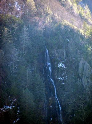 Buckeye Falls as seen from Chigger Ridge - Taken 3-12-2011
