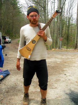 I had a good jam session with this hiker on Friday night around the fire. 
