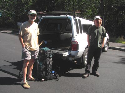 Bob Benner and RAT at Stack Rock Overlook (starting point)
