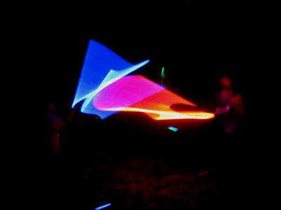 light sabers in the dark
