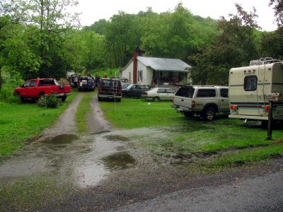 The After Days on Monday after it rained heavily all morning until noon 
