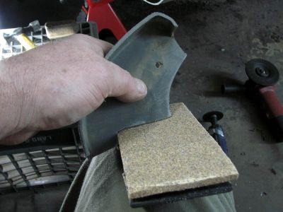 Custom fitting the end cap 
