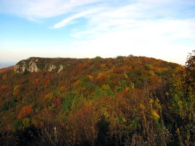 View of Blackstack Cliffs from  the old resort site (Taken 10-8-2011)
