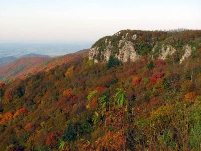 View of Blackstack Cliffs from  the old resort site (Taken 10-8-2011)
