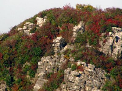 View of Blackstack Cliffs from  the old resort site (Taken 10-8-2011)

