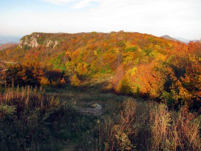 View of Blackstack Cliffs from  the old resort site (Taken 10-8-2011)
