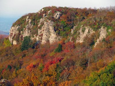 View of Blackstack Cliffs from  the old resort site (Taken 10-8-2011)

