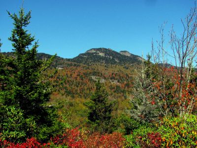 Looking towards Grandfather Mountain from Beacon heights Taken  Oct 21,2012
