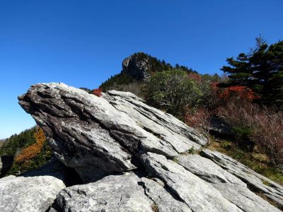 View from an overlook near the summit of Grandfather Mountain within the park taken 10-19-2012
