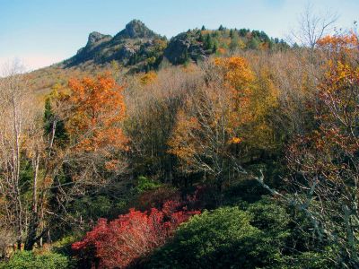 View of Grandfather Mountain from an overlook within the park taken 10-19-2012

