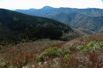 View during the ascent of Sam Knob Taken 10-22-2014
