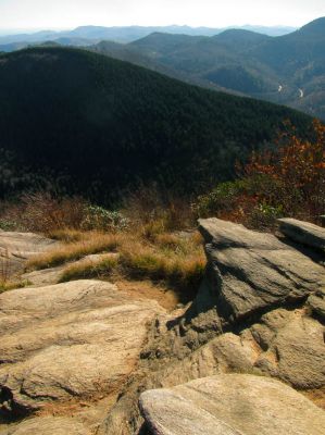 Standing on the South summit of Sam Knob - Taken 10-22-2014
