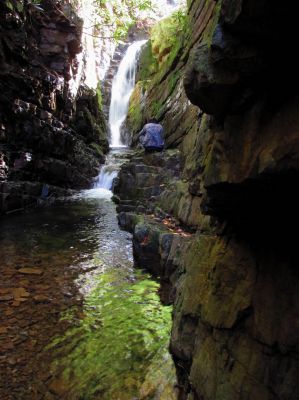 Tyler at Upper Bailey Falls (taken 10-27-2017) 
