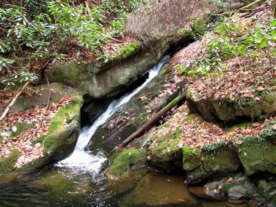 Cody Falls
Lower part of the upper half of Cody Falls  11-20-2010.
