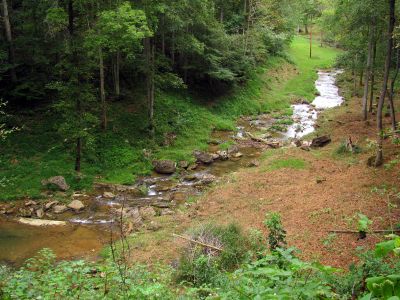 Below the falls  Taken 9-16-2011

