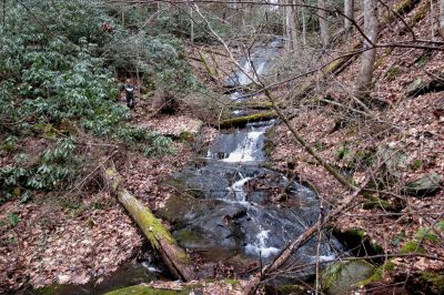 Bol'Dar standing beside the falls (Taken 1-12-2013) 
