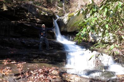 Second  falls found on Star Branch  (enters into Little Stony Creek)  Taken 12-11-2014
