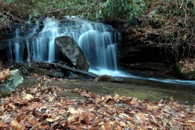Small falls located where Star Branch enters into Little Stony Creek (where trail crosses) Taken 12-11-2014
