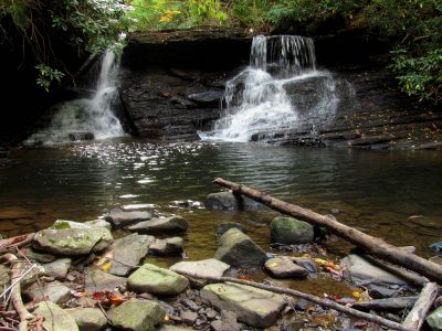 Middle Falls on Little Stony Creek Taken 9-25-2014
