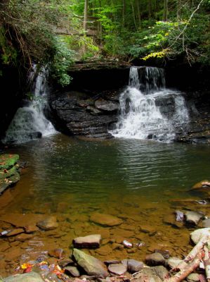Middle Falls on Little Stony Creek Taken 9-25-2014
