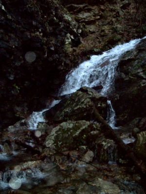Devil's Slide Falls 
These falls are located between the upper Devil`s Fork Falls (Lilybeth) and the middle Devil's Fork Falls (Josiah) Taken by RAT 11-14-2009

