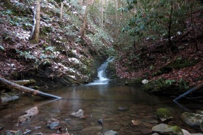 Small Cascade and reflecting pool found on Sill Branch - Taken 11-30-2013
