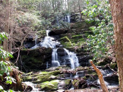 Simmons Branch Falls (middle)
Taken 4-3-2010
