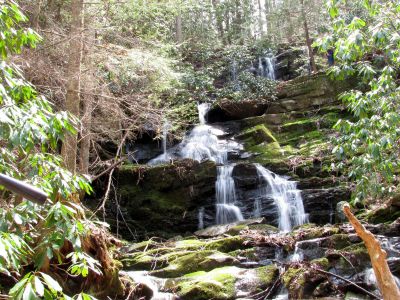 Simmons Branch Falls (middle) 
Taken 4-3-2010
