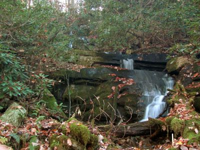 Sulphur Spring Branch Falls (middle)
Middle falls.
