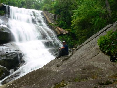 RAT at the upper Upper Creek Falls Taken 8-9-2012 (Photo By Dave Aldridge)
