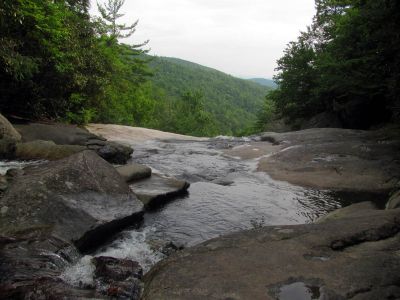 Looking off the top of the upper Upper Creek Falls Taken 8-9-2012
