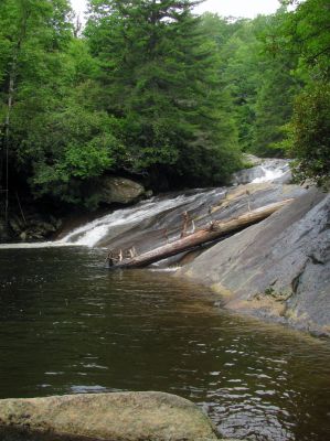 Swimming hole and cascades further upstream from the upper Upper Creek Falls Taken 8-9-2012
