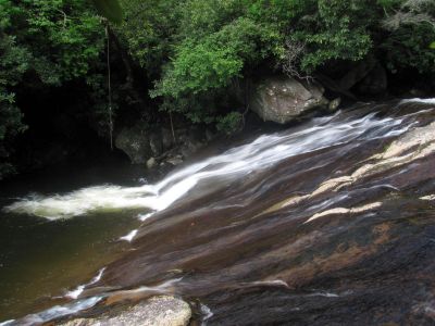 cascades further upstream from the upper Upper Creek Falls Taken 8-9-2012
