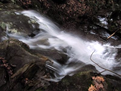 Cascades just below the Middle Wilderness Falls Taken 2-23-2012
